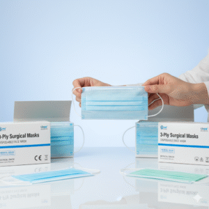 3-Ply Disposable Surgical Face Masks – Medical-Grade Protection for Safe Breathing - Image 1